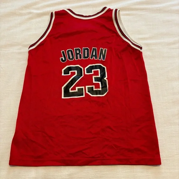 Vintage Kids Champion Chicago Bulls Michael Jordan Jersey - Picture 4 of 7